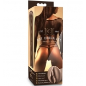 Коричневый мастубратор-вагина Nicole s Kitty - Blush Novelties - в Майкопе купить с доставкой
