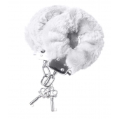 Наручники с белой меховой опушкой - ToyFa - купить с доставкой в Майкопе