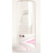 Гелевая прозрачная насадка с 2 отростками - 13 см. - Toyfa Basic - в Майкопе купить с доставкой