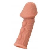 Насадка на фаллос с пузыриками, венками и ребристостью KOKOS Extreme Sleeve 09 - 12,7 см. - KOKOS - в Майкопе купить с доставкой