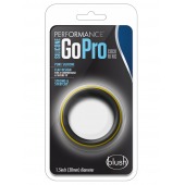 Черно-желтое силиконовое эрекционное кольцо Silicone Go Pro Cock Ring - Blush Novelties - в Майкопе купить с доставкой