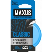 Классические презервативы в железном кейсе MAXUS Classic - 3 шт. - Maxus - купить с доставкой в Майкопе
