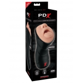 Мастурбатор-ротик Deep Throat Vibrating Stroker - Pipedream - в Майкопе купить с доставкой
