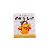 Стимулирующий презерватив-насадка Roll   Ball Banana - Sitabella - купить с доставкой в Майкопе