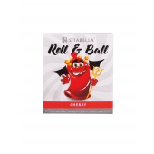 Стимулирующий презерватив-насадка Roll   Ball Cherry - Sitabella - купить с доставкой в Майкопе