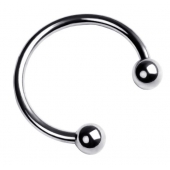 Серебристая подкова на головку пениса - ToyFa - купить с доставкой в Майкопе