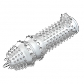 Закрытая прозрачная насадка Crystal sleeve - 14,2 см. - Erowoman-Eroman - в Майкопе купить с доставкой