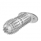 Закрытая прозрачная насадка Crystal sleeve - 12 см. - Erowoman-Eroman - в Майкопе купить с доставкой