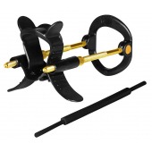 Черно-золотистый экстендер для пениса Sex Expert - Sex Expert - в Майкопе купить с доставкой