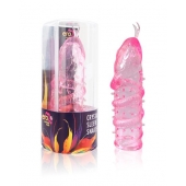 Закрытая рельефная насадка Crystal sleeve snakes в виде змеи с усиками - 14 см. - Erowoman-Eroman - в Майкопе купить с доставкой