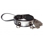 Стильный ошейник с металлическим блеском и поводком - Sitabella - купить с доставкой в Майкопе