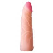 Фаллическая насадка на трусики харнесс - 17,5 см. - LOVETOY (А-Полимер) - купить с доставкой в Майкопе