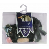 Черный пояс-трусики с двумя насадками Soft-Dolli - 16,5 и 10,5 см. - LOVETOY (А-Полимер) - купить с доставкой в Майкопе