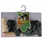 Черный пояс-трусики с двумя насадками  Экзотик-Linda  - 15,5 и 10,5 см. - LOVETOY (А-Полимер) - купить с доставкой в Майкопе