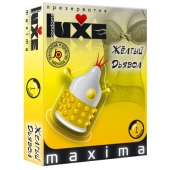 Презерватив LUXE Maxima  Желтый дьявол  - 1 шт. - Luxe - купить с доставкой в Майкопе