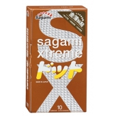 Презервативы Sagami Xtreme FEEL UP с точечной текстурой и линиями прилегания - 10 шт. - Sagami - купить с доставкой в Майкопе