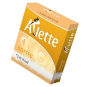 Презервативы Arlette Dotted с точечной текстурой - 3 шт. - Arlette - купить с доставкой в Майкопе