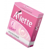 Ультратонкие презервативы Arlette Light - 3 шт. - Arlette - купить с доставкой в Майкопе