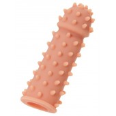 Телесная реалистичная насадка KOKOS Extreme Sleeve 03 с дополнительной стимуляцией - 12,7 см. - KOKOS - в Майкопе купить с доставкой