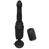 Черный вибромассажер с функцией поступательных движений Ass Thruster - Pipedream - купить с доставкой в Майкопе