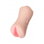 Телесный двусторонний мастурбатор Pretty Mouth - ротик и вагина - ToyFa - в Майкопе купить с доставкой