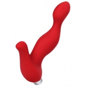 Красный силиконовый вибростимулятор простаты Proman - 12,5 см. - ToyFa - в Майкопе купить с доставкой