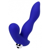 Синий силиконовый вибростимулятор простаты Stroman - 14,5 см. - ToyFa - в Майкопе купить с доставкой