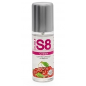 Смазка на водной основе S8 Flavored Lube со вкусом вишни - 125 мл. - Stimul8 - купить с доставкой в Майкопе