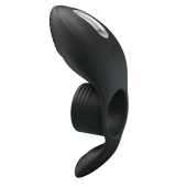 Черное кольцо на пенис с вибрацией Vibration Penis Sleeve - Baile - в Майкопе купить с доставкой