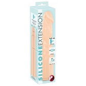 Телесная насадка-удлинитель Silicone Extension - 19 см. - Orion - в Майкопе купить с доставкой