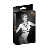 Черная упряжь на грудь Laura - Bijoux Pour Toi - купить с доставкой в Майкопе