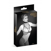 Черная упряжь на грудь Julia - Bijoux Pour Toi - купить с доставкой в Майкопе