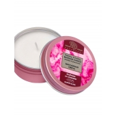 Массажная свеча  Клубника в сливках - БиоМед - купить с доставкой в Майкопе