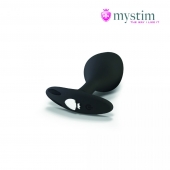 Черная пробка Mystim Rocking Vibe S с возможностью подключения к электростимулятору - 9,7 см. - MyStim - купить с доставкой в Майкопе
