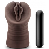Коричневый мастурбатор-вагина Alexis - Blush Novelties - в Майкопе купить с доставкой
