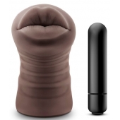 Коричневый мастурбатор-ротик Renee - Blush Novelties - в Майкопе купить с доставкой
