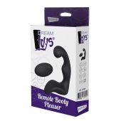 Черный вибромассажер простаты REMOTE BOOTY PLEASER - Dream Toys - в Майкопе купить с доставкой