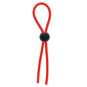 Красное эрекционное лассо с одной бусиной-утяжкой STRETCHY THIN LASSO - Dream Toys - в Майкопе купить с доставкой