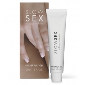 Гель для мастурбации с ароматом кокоса Slow Sex Finger Play Gel - 30 мл. - Bijoux Indiscrets - купить с доставкой в Майкопе