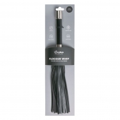 Черная плеть Easytoys Flogger With Metal Grip - 38 см. - Easy toys - купить с доставкой в Майкопе