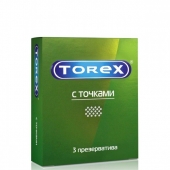 Текстурированные презервативы Torex  С точками  - 3 шт. - Torex - купить с доставкой в Майкопе