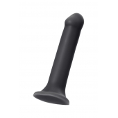 Черный фаллос на присоске Silicone Bendable Dildo XL - 20 см. - Strap-on-me - купить с доставкой в Майкопе