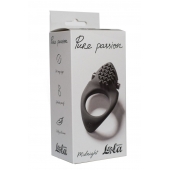 Черное эрекционное виброкольцо Pure Passion Midnight - Lola Games - в Майкопе купить с доставкой