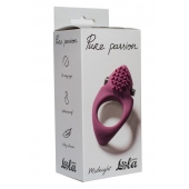 Бордовое эрекционное виброкольцо Pure Passion Midnight - Lola Games - в Майкопе купить с доставкой