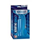 Синяя вакуумная помпа MENZSTUFF PENIS ENLARGER - Dream Toys - в Майкопе купить с доставкой