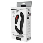 Черный вибромассажер простаты SWIRLING P-PLEASER - Dream Toys - в Майкопе купить с доставкой