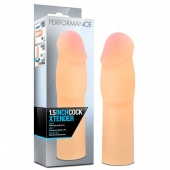 Телесная насадка-удлинитель на пенис PERFORMANCE 1.5INCH COCK XTENDER - 16 см. - Blush Novelties - в Майкопе купить с доставкой