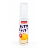 Гель-смазка Tutti-frutti со вкусом сочной дыни - 30 гр. - Биоритм - купить с доставкой в Майкопе