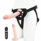 Регулируемые трусики с 2 насадками - 16 и 15 см. - Lux Fetish - купить с доставкой в Майкопе