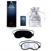 Набор из двух масок на глаза Soft Blindfold Twin Pack - Fifty Shades of Grey - купить с доставкой в Майкопе
